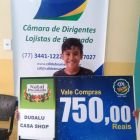 Ganhadores da campanha NATAL PREMIADO É NO COMÉRCIO DE BRUMADO