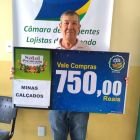 Ganhadores da campanha NATAL PREMIADO É NO COMÉRCIO DE BRUMADO