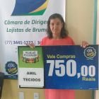 Ganhadores da campanha NATAL PREMIADO É NO COMÉRCIO DE BRUMADO