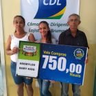 Ganhadores da campanha NATAL PREMIADO É NO COMÉRCIO DE BRUMADO