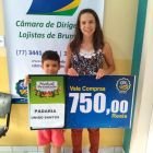 Ganhadores da campanha NATAL PREMIADO É NO COMÉRCIO DE BRUMADO