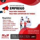 A M & M Motos está contratando. Aproveite essa oportunidade!