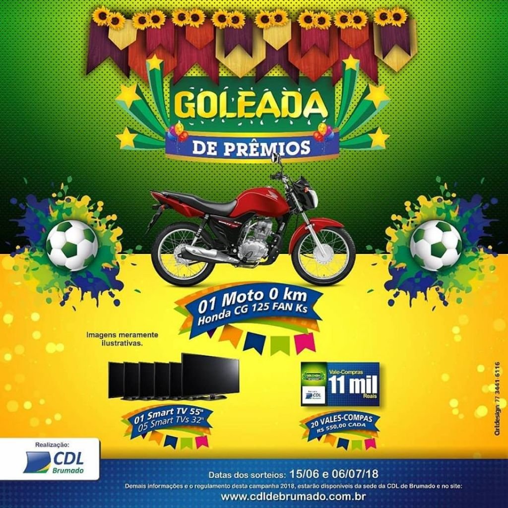 CAMPANHA GOLEADA DE PRÊMIOS 2018
