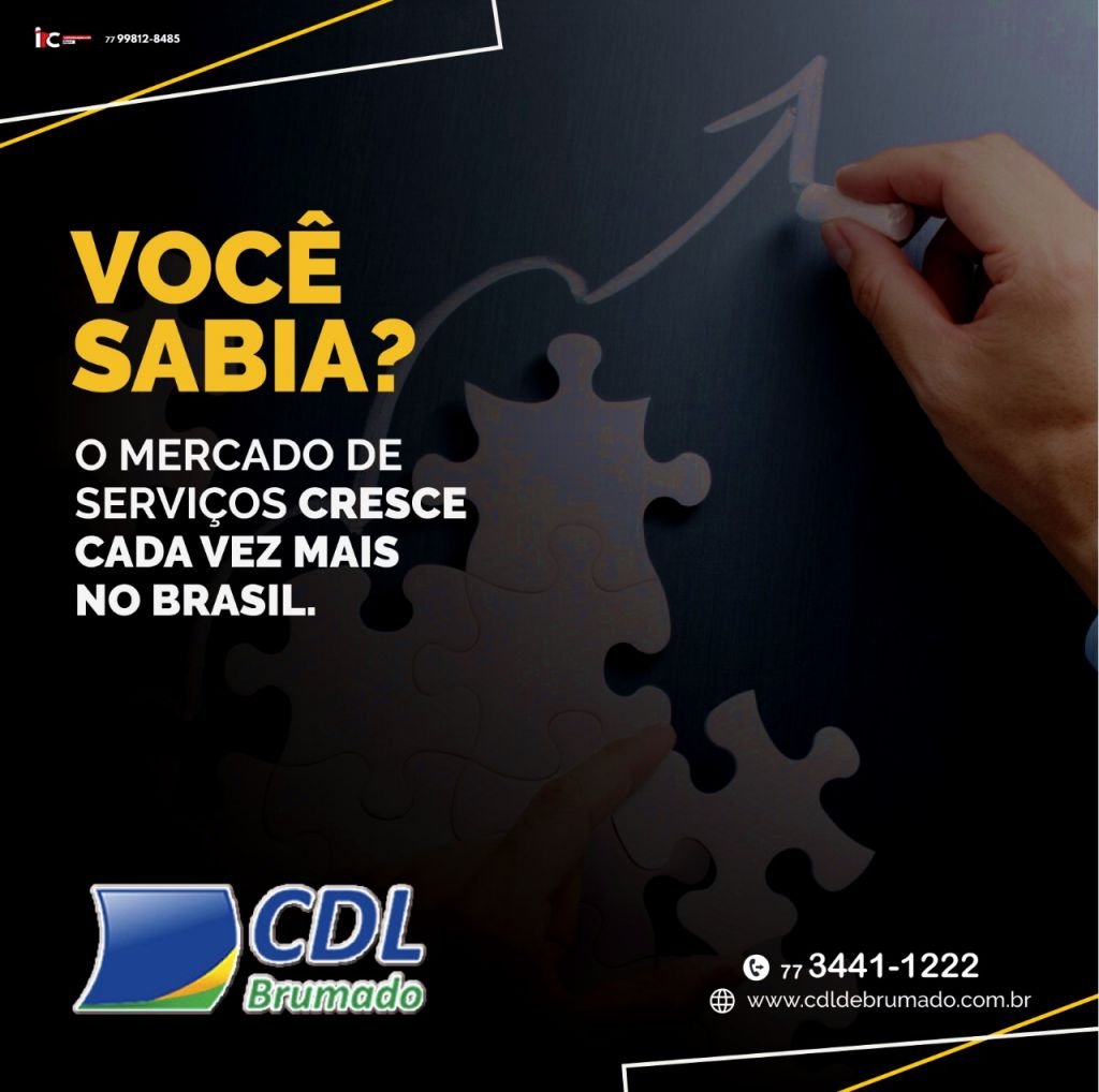 O mercado de serviços cresce cada vez mais no Brasil 