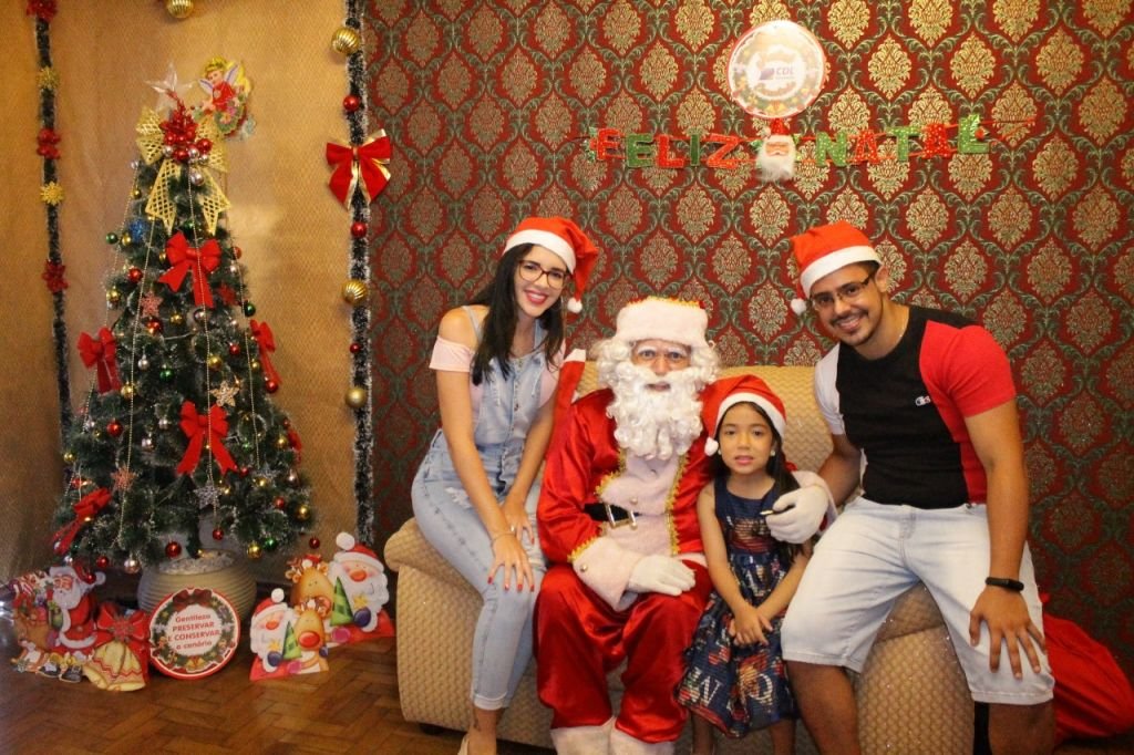 A alegria continua na casa do papai noel!
