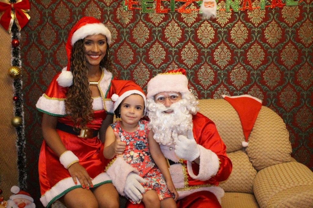 A alegria continua na casa do papai noel!