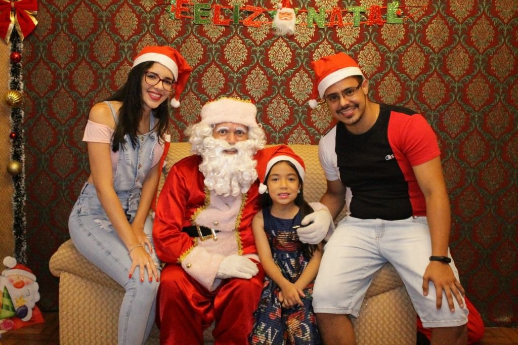 A alegria continua na casa do papai noel!