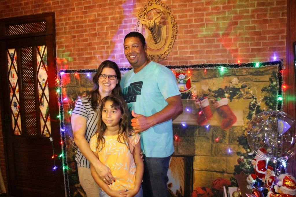 A alegria continua na casa do papai noel!