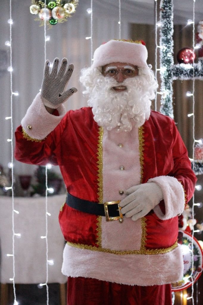 A alegria continua na casa do papai noel!