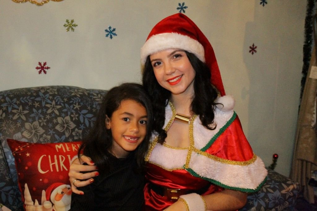 A alegria continua na casa do papai noel!