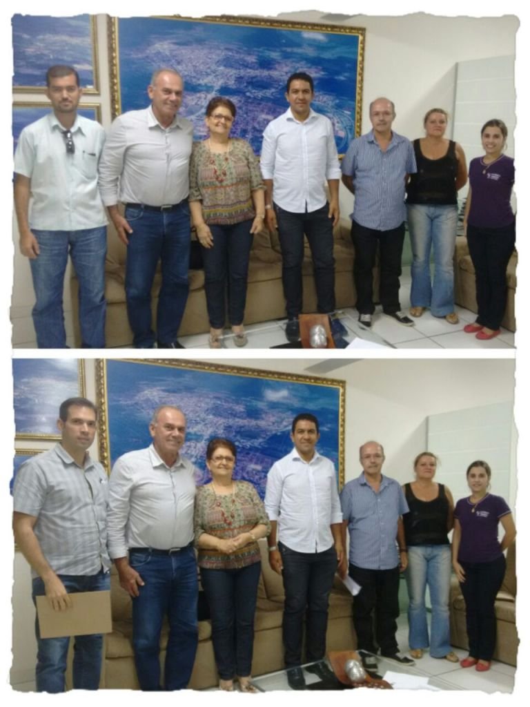 Brumado: CDL em reunião com o prefeito entregou abaixo assinado que requer solução para o estacionamento de veículos no centro comercial