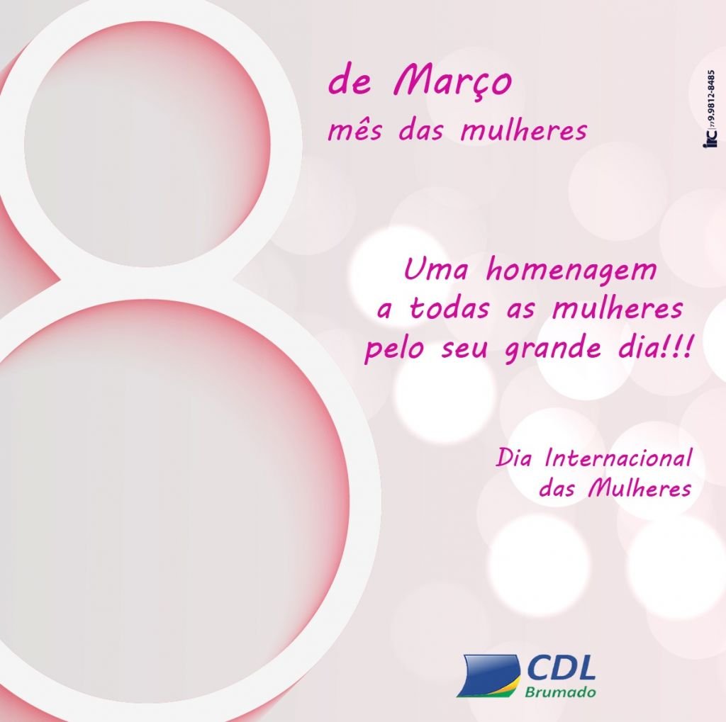Mulher, seja como quiser, seja feliz. Feliz Dia da Mulher!