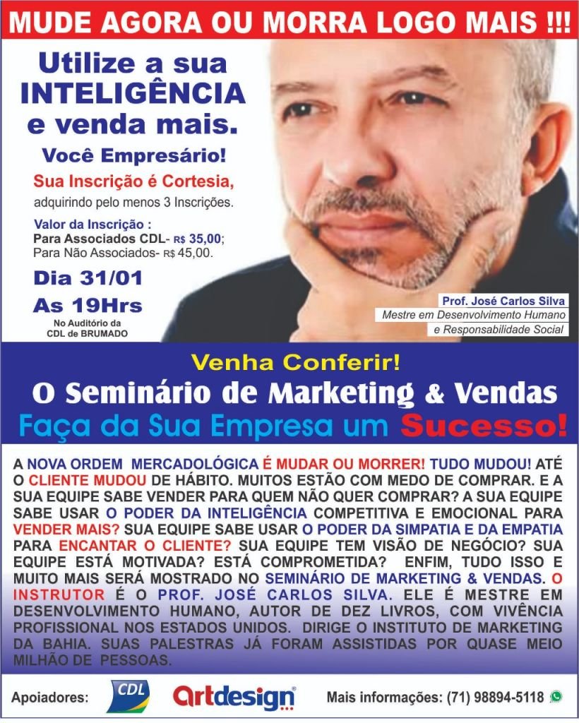 Inscreva-se, participe, sua empresa merece! 